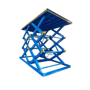 Platform Pengangkat Gunting Listrik Bersertifikasi <span class=keywords><strong>CE</strong></span>, Dapat Disesuaikan, Lift Kargo Hidrolik, Konstruksi Baja, Kapasitas 4 Orang - Product Image 5