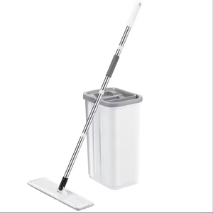 Vadrouille plate automatique magique de haute qualité chiffon de nettoyage en microfibre mains libres vadrouille paresseuse automatique pour le sol - Product Image 2