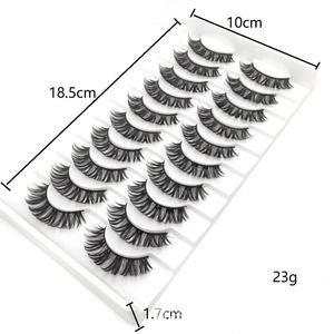 Pestañas Postizas Autoadhesivas en Racimo, Sin Pegamento, Kit de Extensión de Pestañas Individuales Esponjosas para Vendedores - Product Image 4