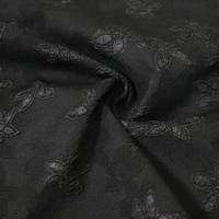 Tissu jacquard de haute qualité, 95% polyester, 5% élasthanne, motifs floraux 3D luxueux et exquis pour robe