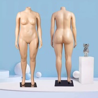 Mannequin Femme Taille Plus Corps Entier en Plastique, Vente Directe d'Usine, Pas Cher, pour Magasin de Vêtements
