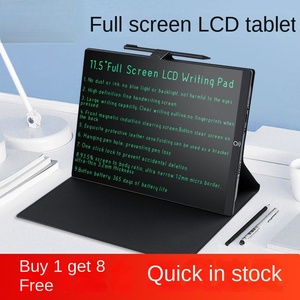 Có thể xóa toàn màn hình 6.5 inch <span class=keywords><strong>LCD</strong></span> bằng văn bản máy tính bảng kỹ thuật số notepad bảng tin với Túi da cho trẻ em và người lớn - Product Image 3