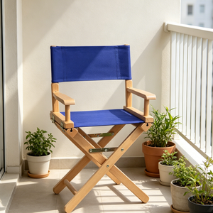 <span class=keywords><strong>Silla</strong></span> de Director <span class=keywords><strong>Plegable</strong></span> Ligera para Niños, de <span class=keywords><strong>Madera</strong></span> de Haya, Portátil para Camping, Estudio, Maquillaje, Eventos, Guardería y Exteriores - Product Image 1