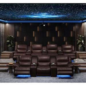 Luxury Artificial Leather Sectional <b>Sofa</b> Set with Massage & Adjustable Features Modern Design <b>for</b> Living Room & Bedroom Mall - Product Image 2