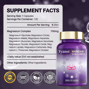 Suplementos de magnesio OEM/ODM de alta calidad para dormir mejor y apoyar los huesos y los dientes, cápsulas de suplemento - Product Image 2