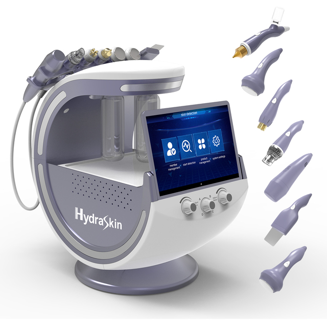 High Quality 7 in 1 Smart Skin Hydra Beauty Machine Cleaning Facial Lifting with Skin Analysis