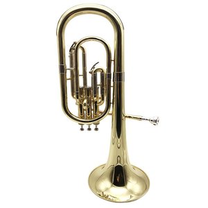 Trompa Eb <span class=keywords><strong>de</strong></span> tres llaves verticales, <span class=keywords><strong>instrumento</strong></span> <span class=keywords><strong>de</strong></span> latón occidental <span class=keywords><strong>de</strong></span> grado profesional para estudiantes, principiantes, práctica, presentaciones y exámenes. - Product Image 3