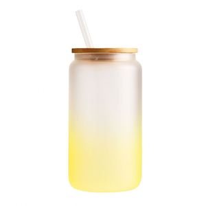 Frasco de Vidrio Ecológico de 20 oz Reutilizable con Tapa de Bambú para Té con Leche, Té de Burbujas - Product Image 3