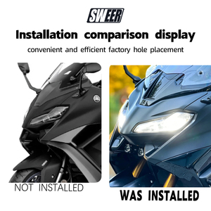 Conjunto de Faro LED para Yamaha <span class=keywords><strong>TMAX</strong></span> 560 - Faro de Motocicleta de Plástico con 4 Lentes para Reequipamiento/Actualización - Product Image 4