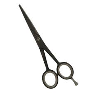 Professional Black Coated Hair Cutting Scissors Size 6 Razor <b>Edge</b> Barber <b>Shears</b> for Precision Hair Styling Smooth Cutting - Product Image 1