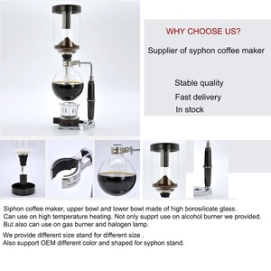 Cafetera y Tetera de Vidrio Borosilicato con Diseño Clásico Resistente al Calor - Product Image 3