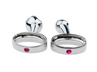 Tapón Anal de acero inoxidable para masturbación de próstata masculina disfrute Anal; Anillos para el pene Juguetes sexuales