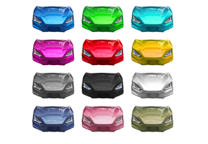 Mini voiturette de <span class=keywords><strong>golf</strong></span> électrique de luxe 4 places personnalisée de haute qualité, 4 roues avec <span class=keywords><strong>coffre</strong></span> et <span class=keywords><strong>toit</strong></span> supérieur, prix compétitif - Product Image 3