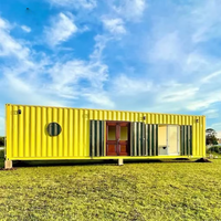 Maison modulaire en conteneurs sur mesure, bâtiment préfabriqué pour logement résidentiel, hébergement temporaire, bureau, usage commercial