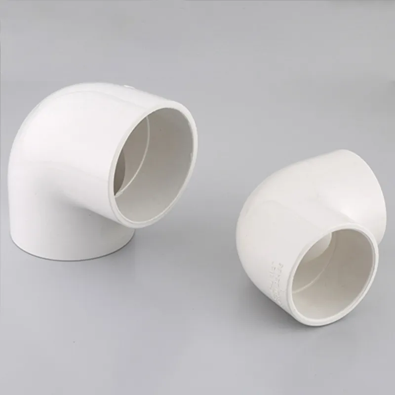 Vente en gros d'usine protection de l'environnement de haute qualité, raccord de tuyau en plastique pvc personnalisable coude à 90 degrés