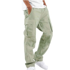 <span class=keywords><strong>Pantaloni</strong></span> Cargo da <span class=keywords><strong>Uomo</strong></span> in Tela a Vita Media Traspiranti ad Asciugatura Rapida, Casual, Ampi ed Elastici, con <span class=keywords><strong>Tasche</strong></span> e Taglio Dritto - Product Image 4