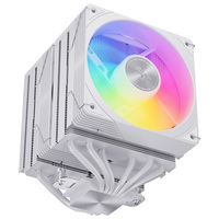 Refroidisseur de processeur SNOWMAN AX660 ARGB DUAL TOWERS, 6 tuyaux, 76,8 CFM, haute performance, compatible AM5 AM4 INTEL TDP260W
