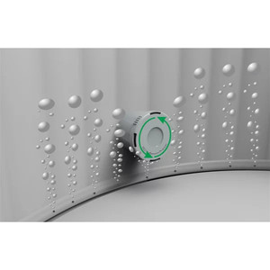 Ensemble de spa gonflable professionnel personnalisé 158cmX158cmX70cm avec chauffage, capacité de 2 <span class=keywords><strong>à</strong></span> 4 personnes, pour une utilisation <span class=keywords><strong>à</strong></span> la maison ou en extérieur - Product Image 4