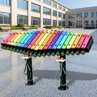 Rainbow Outdoor Tubular Metallophone Stainless Steel Playground Percussion Instrument Wholesale