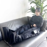 Masseur de jambes complet pour la circulation, bottes de compression d'air sans fil avec compression séquentielle des jambes et des pieds
