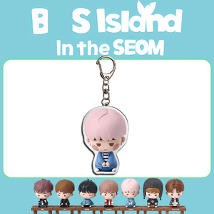 พวงกุญแจอะคริลิคพิมพ์ลายวงเคป๊อป จิน จินมิน เจโฮป ขนาด 5 ซม. ของที่ระลึกสำหรับติดกระเป๋า ของขวัญสำหรับชูก้าและอาร์เอ็ม - Product Image 3