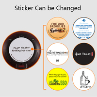 Système d'appel et de gestion des files d'attente intelligent sans fil avec pagers de table et impression de logo gratuite, avec bord en caoutchouc