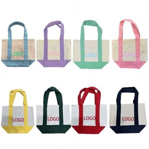Sacs de courses écologiques personnalisés avec logo imprimé, sacs fourre-tout réutilisables vierges en gros - Product Image 2