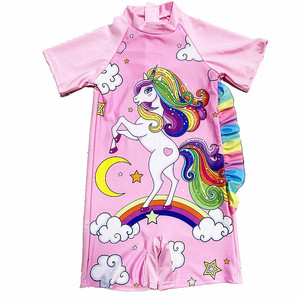 Ensemble <span class=keywords><strong>de</strong></span> <span class=keywords><strong>maillot</strong></span> <span class=keywords><strong>de</strong></span> <span class=keywords><strong>bain</strong></span> 2 pièces pour filles, motif dessin animé, avec short et bonnet <span class=keywords><strong>de</strong></span> <span class=keywords><strong>bain</strong></span> en mousseline, idéal pour le surf - Product Image 5