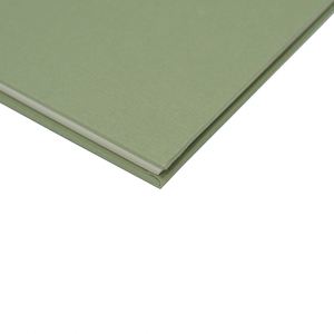 Custom Print Promotional Use Diary with Logo Hardcover Linen Fabric Cover Green A5 Lined Monthly Goal <b>Journal</b> Organizer/Planner - Product Image 4