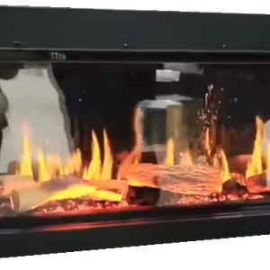 Inserto <span class=keywords><strong>de</strong></span> Calefacción Electrónico <span class=keywords><strong>de</strong></span> Metal <span class=keywords><strong>de</strong></span> Tamaño Personalizado, Chimenea Holográfica LCD <span class=keywords><strong>de</strong></span> 1.8 m con <span class=keywords><strong>Sonido</strong></span> <span class=keywords><strong>de</strong></span> Madera que Quema, Imagen para Hogar y Hotel, en Inglés - Product Image 1