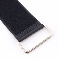 Sangle en nylon auto-agrippante avec boucle en plastique, réutilisable et réglable, pour la gestion des câbles de batterie RC