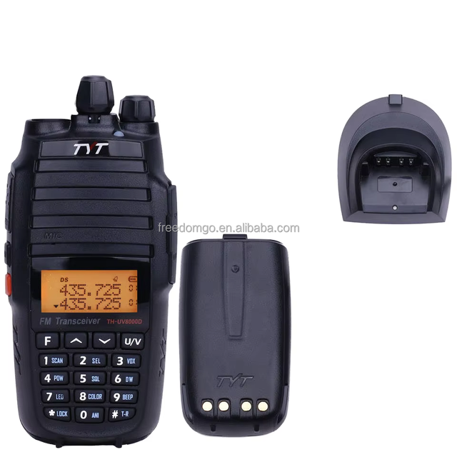 TYT TH-UV8000D Walkie-Talkie Transceiver Original Radio Dual Band VHF/UHF Long Range Two Way Radio Receiver