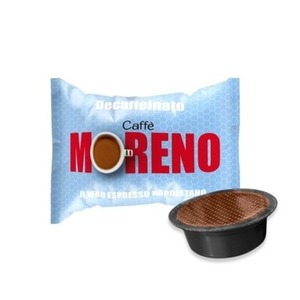 Capsule di Caffè Moreno Dek 100 Blend Compatibili con A Modo Mio per Macchine Espresso Manuali 0,13 Capsule - Product Image 1