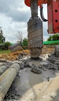 Tige de forage de 2000 mm de diamètre pour foreuse rotative de pieux profonds |   Fabricant Direct, Vente Directe d'Usine |   Coquille de 20 mm, 39 dents de balle