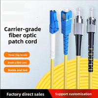 Cordon de brassage fibre optique monomode DSEE LC-LC de qualité télécom, flexible pour câblage intérieur de salle informatique, 3m 5m 10m FTTH, garantie 1 an