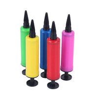 Mini main pousser gonfleur ballon jouet pompe feuille ballons gonfleur pompe Portable pour accessoires de fête