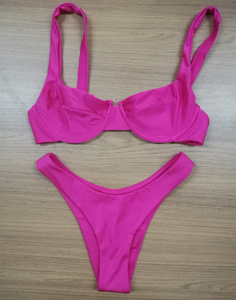 79% Nylon 21% Spandex Italian Lycra Custom Print Cross Back <strong>Sexy</strong> School <strong>Girl</strong> Bikini - Product Image 5