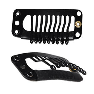 Nouveau produit populaire coréen, hypoallergénique, très léger, pince à cheveux en métal à 9 dents, fabriquée en acier - Product Image 1