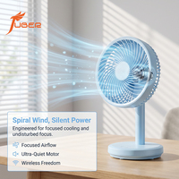 Ventilateur de table USB-C compact et silencieux, 3 vitesses réglables, inclinable, vente en gros, directement de l'usine, pour bureau et maison