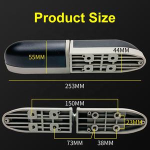 एबीएस प्लास्टिक 4100 लॉक+1532 हिंज कोल्ड रूम कैम स्विंग डोर हिंज लॉक लैच - Product Image 5