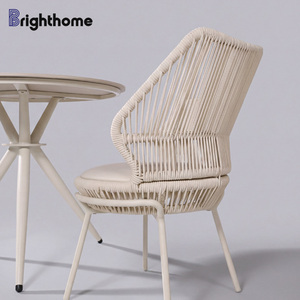 Ensemble de <span class=keywords><strong>table</strong></span> et de chaises de jardin en aluminium moderne pour balcon, terrasse extérieure, restaurant - Product Image 3