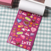 276 autocollants Bee My Valentine en forme de cœur, abeilles et bonbons pour loisirs créatifs, scrapbooking et décorations de la Saint-Valentin