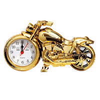 Vente en gros de chiffres arabes alarme en forme de voiture horloge en forme de moto exquise décoration de la maison