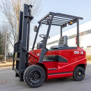 1 טון 1.5טון 2 טון 3 טון מלגזה חשמלי מחיר משקל נגד משקל כבד 4 גלגל מלגזה סוחר מונטקארגז - Product Image 6