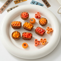 Aimant de réfrigérateur créatif sur le thème alimentaire, motif kaki séché mignon, autocollant magnétique, décoration intérieure, Chine 'Tout ce que vous souhaitez'