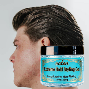 <span class=keywords><strong>Gel</strong></span> <span class=keywords><strong>coiffant</strong></span> pour hommes Oalen Private Label, résistant à la transpiration et à l'eau, facile à modeler, pour salon et usage domestique courant. - Product Image 1