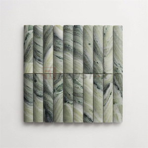 Panneau de revêtement en <span class=keywords><strong>travertin</strong></span> mat, feuille de placage texturée en pierre naturelle, <span class=keywords><strong>carrelage</strong></span> mural en marbre mat cannelé et affûté en <span class=keywords><strong>travertin</strong></span> - Product Image 4