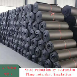 Panneau isolant en <span class=keywords><strong>mousse</strong></span> de caoutchouc isolé ignifuge moderne pour toit de pipeline à faible conductivité thermique noir - Product Image 3