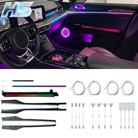 Kit d'éclairage d'ambiance universel RGB pour voiture, 64 couleurs, en acrylique, OEM pour Kia K5 2020-2025, rythme musical
