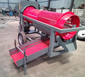 5-10tph mobil trommel altın yıkama tesisi küçük spiral çamaşır konsantratörü makinesi fiyat uygun - Product Image 5
